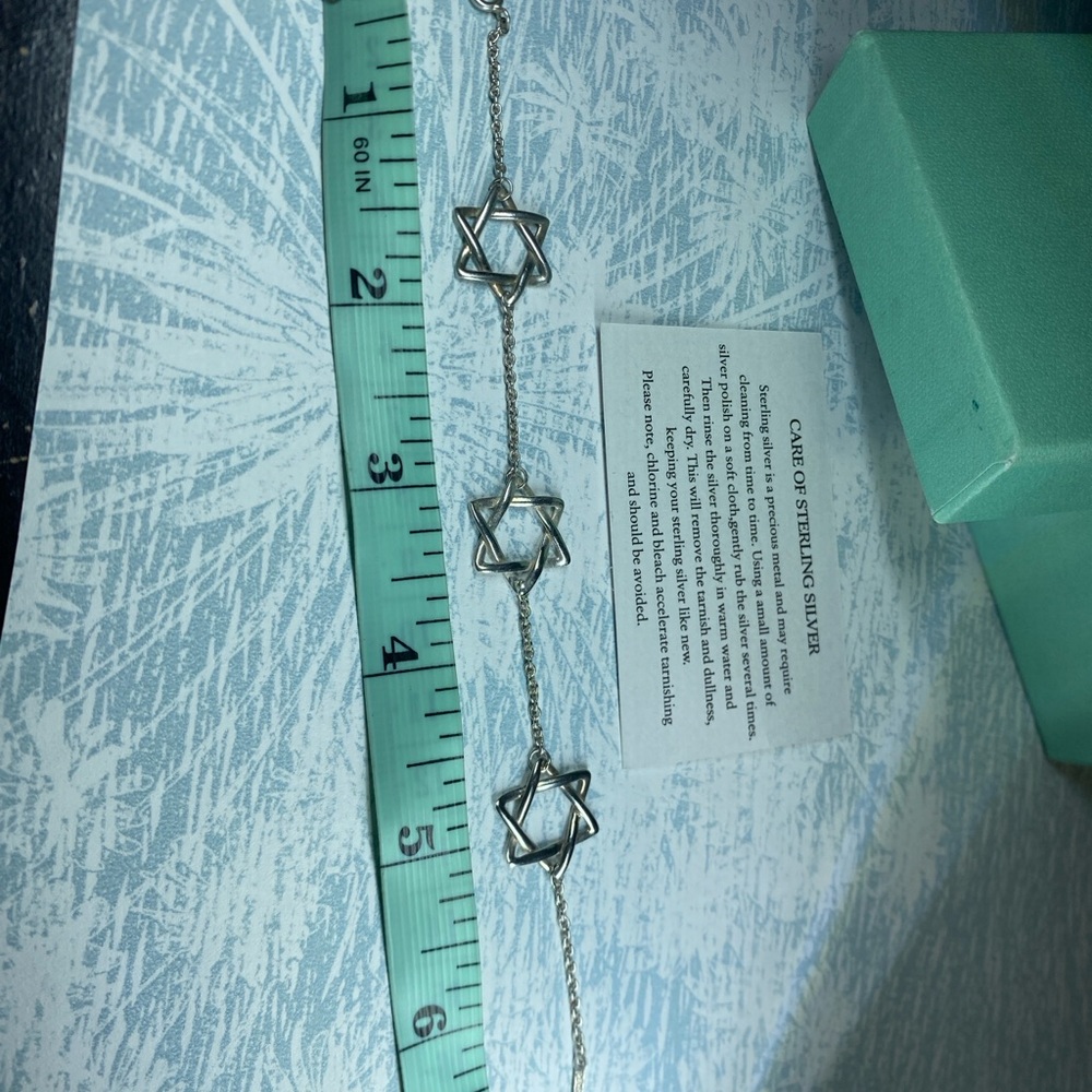 Tiffany & Co. Triple Star of David Bracelet - Picture 4 of 7